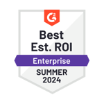 G2 Best Est. ROI - Summer 2024