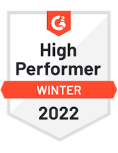 G2 Winter 2022 - High Performer 