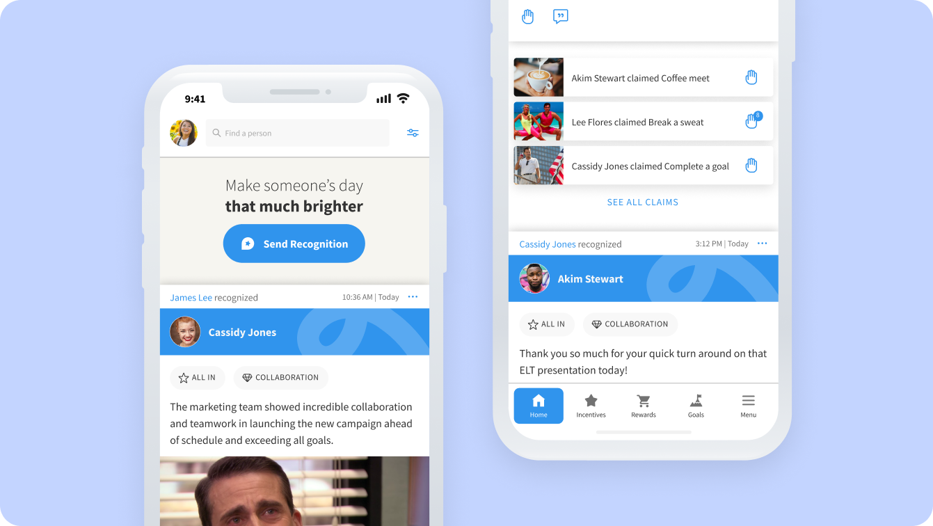 Screenshot of the new mobile app updates. Screenshot of the new mobile app updates.